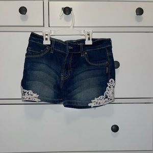 Girls jean shorts